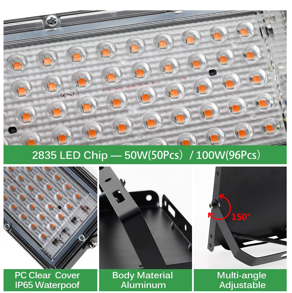 50W / 100W LED Hydroponics Lamp 50W / 100W LED Hydroponics Lamp