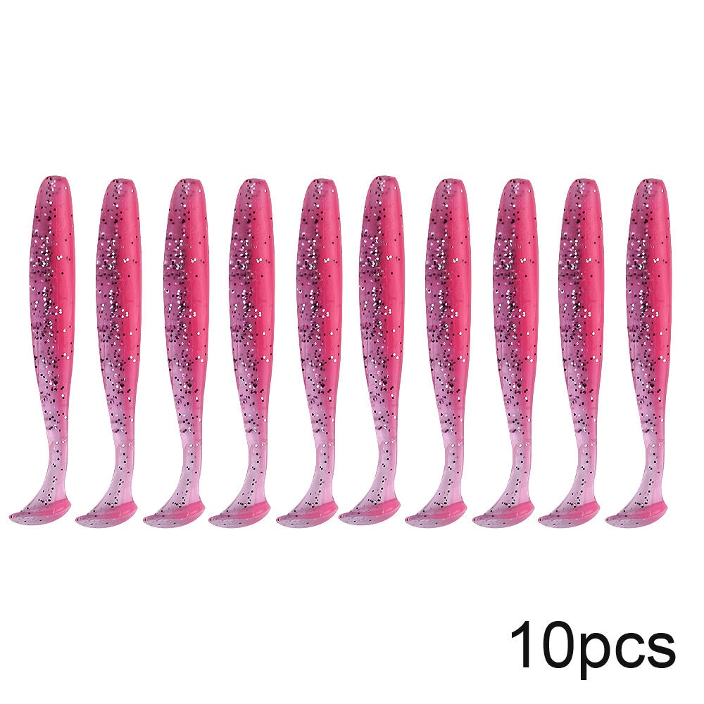 Soft Silicone Worm Lures Set