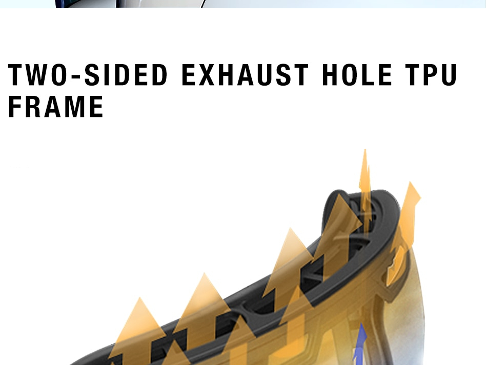 COPOZZ brand ski goggles double layers UV400 anti-fog big ski mask glasses skiing snow men women snowboard goggles GOG-201 Pro